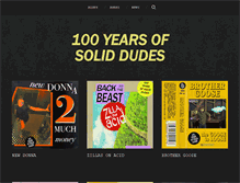 Tablet Screenshot of 100yearsofsoliddudes.com